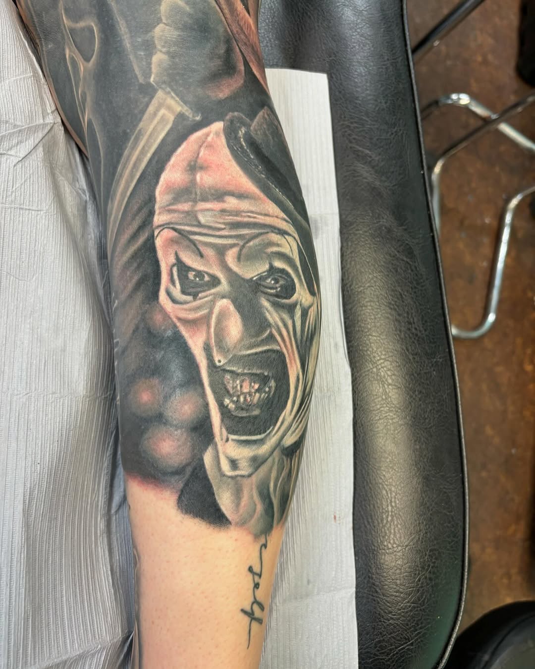 Tattoo by @tatt2dennis — realism, black_and_grey
