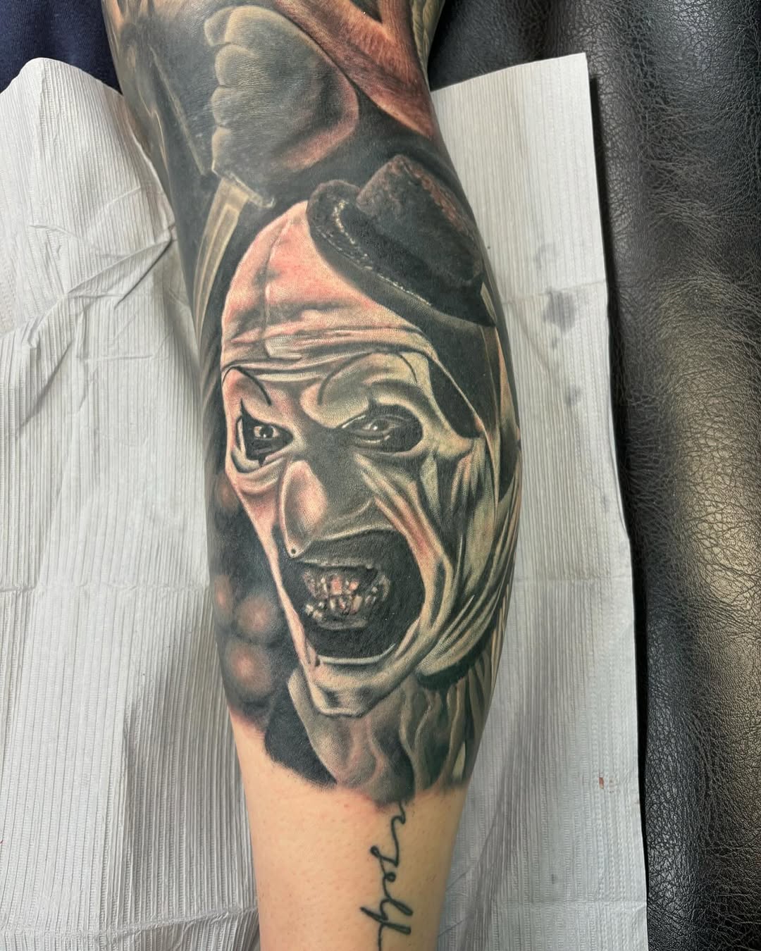 Tattoo by @tatt2dennis — realism, black_and_grey
