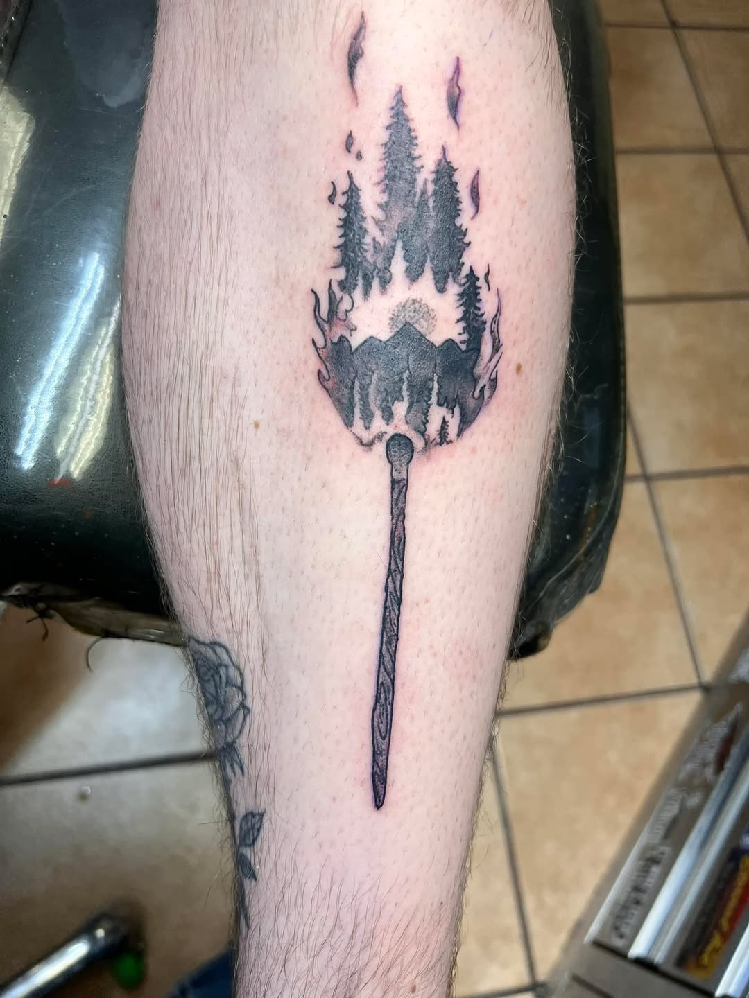 Tattoo by @samson.akers — black_and_grey, illustrative