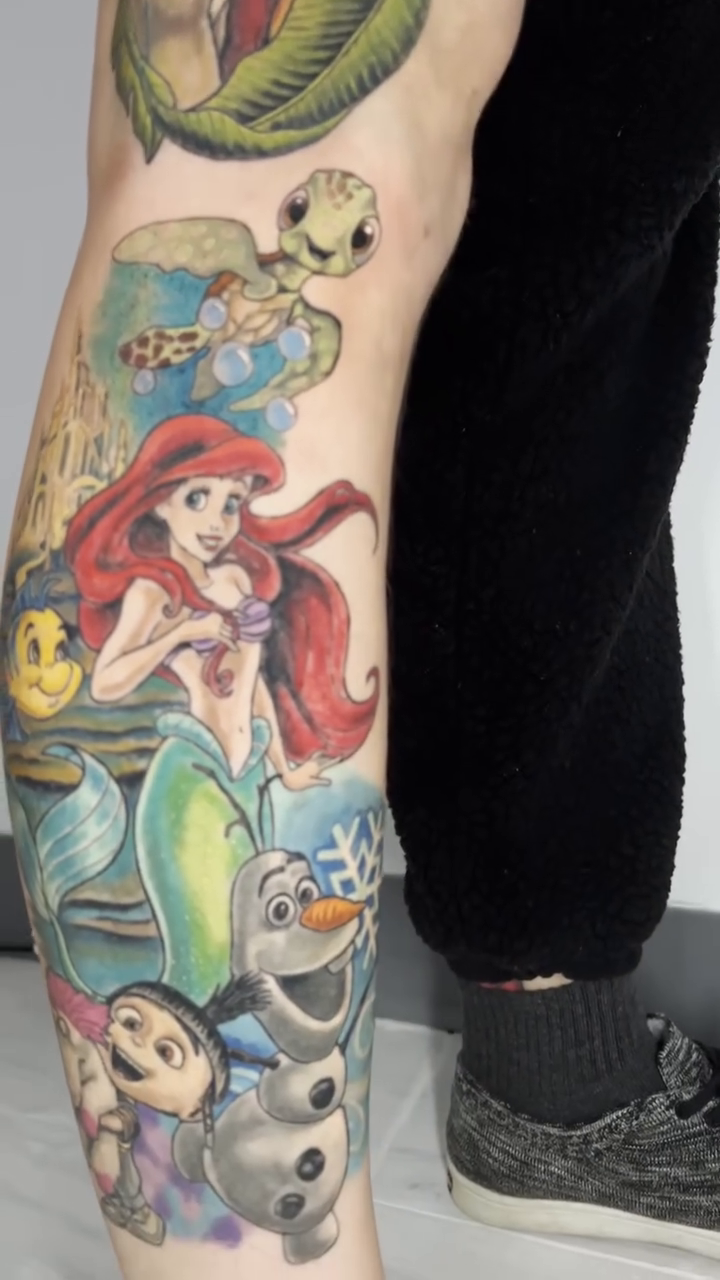 Tattoo by @justin_makesyoubleed — neo_traditional, anime