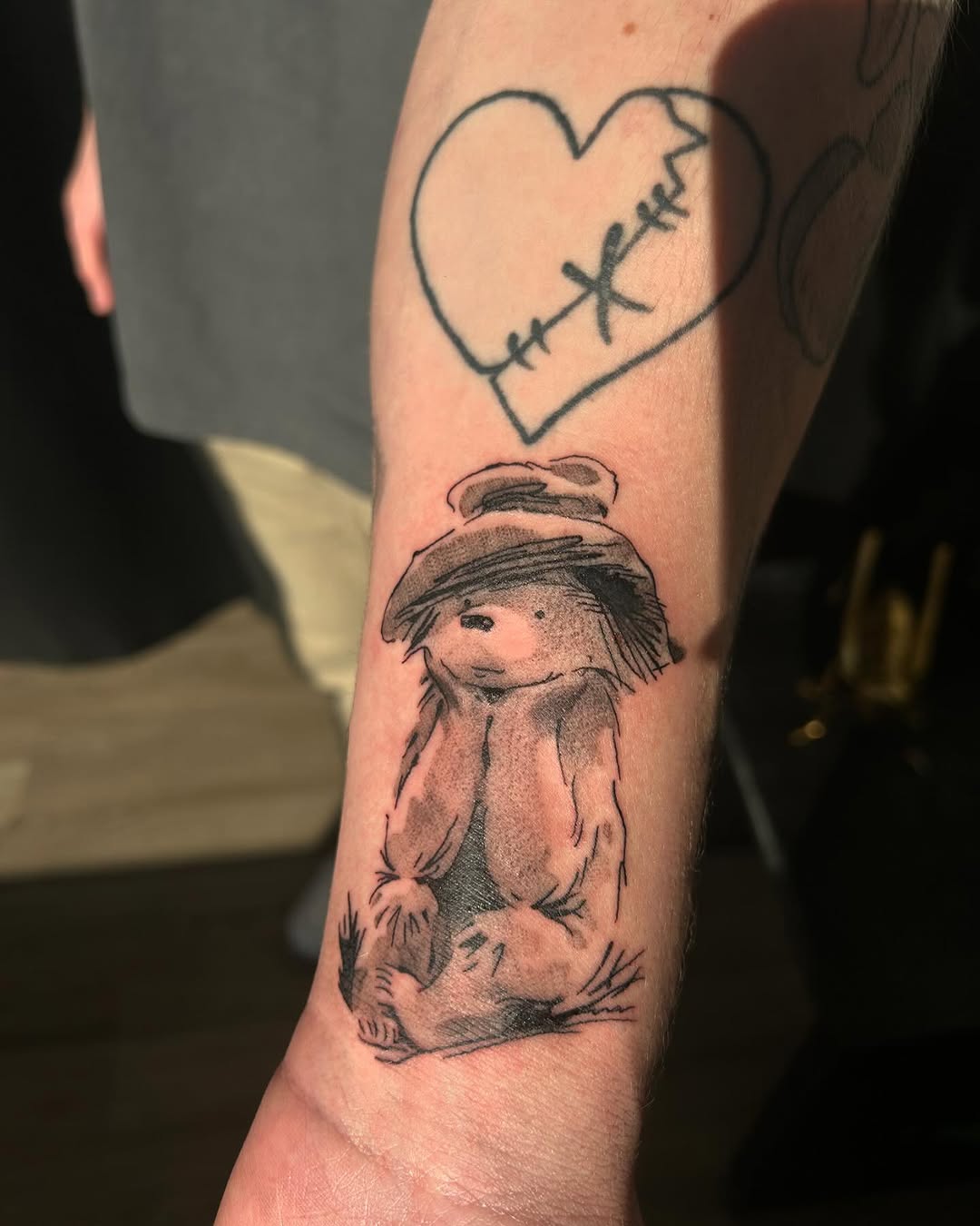 Tattoo by @nicolette.tattoo — illustrative, sketch