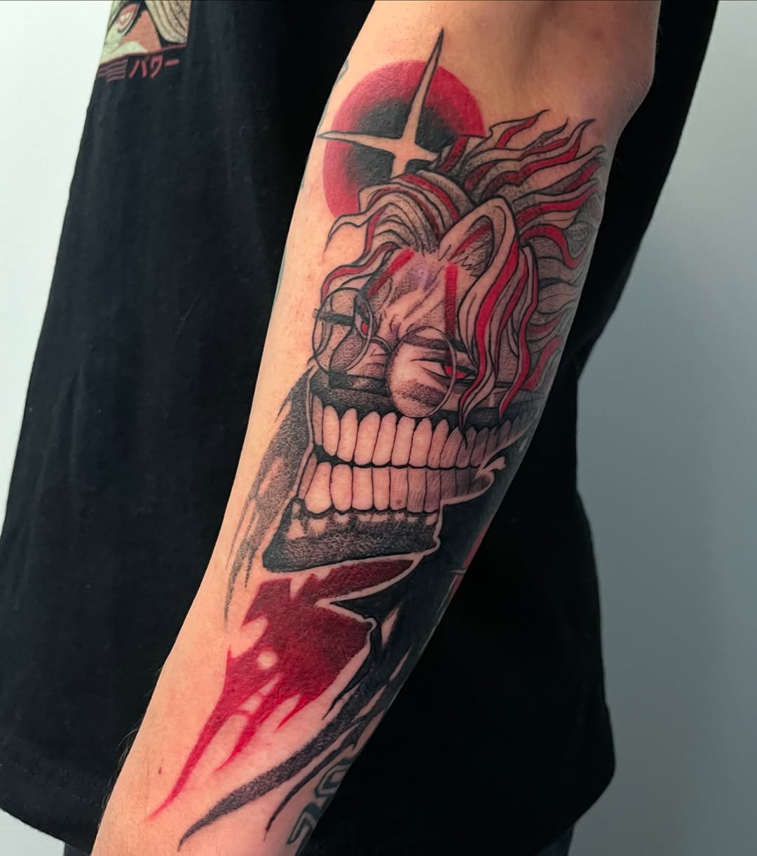 Tattoo by @katstattooth β new_school, trash_polka