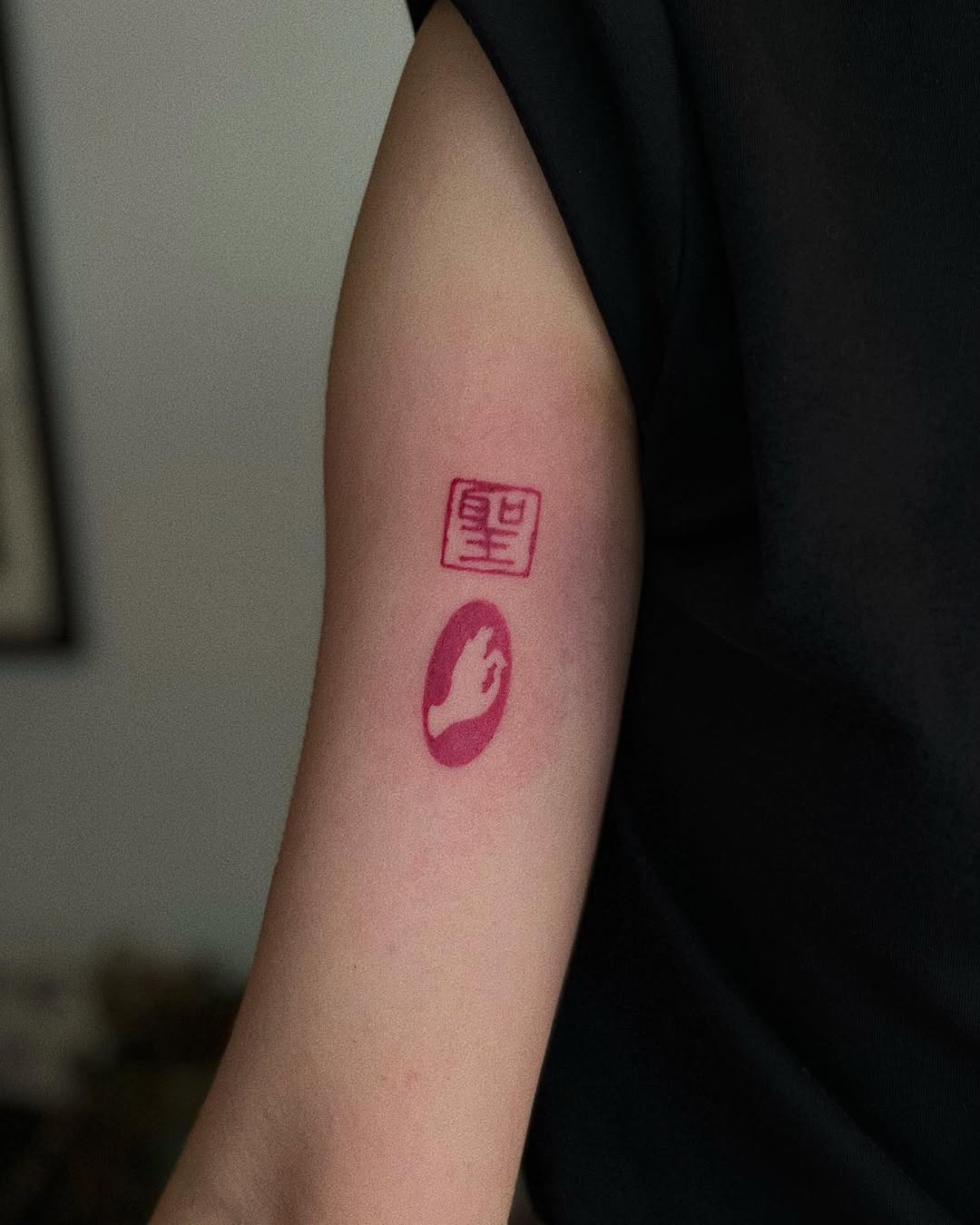 Tattoo by @sankangstudio — illustrative, minimalist