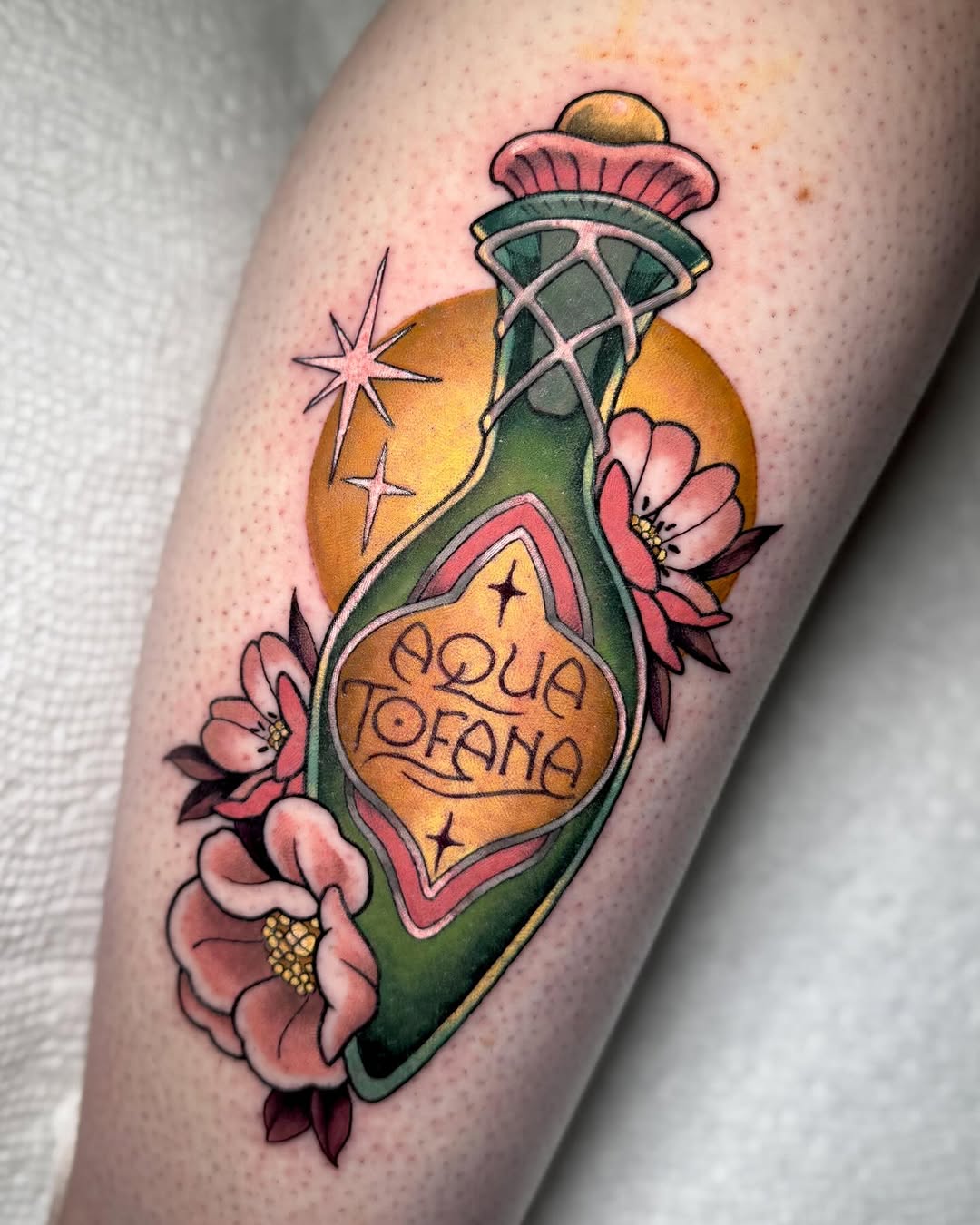 Tattoo by @gracietattoos — neo_traditional, lettering_script