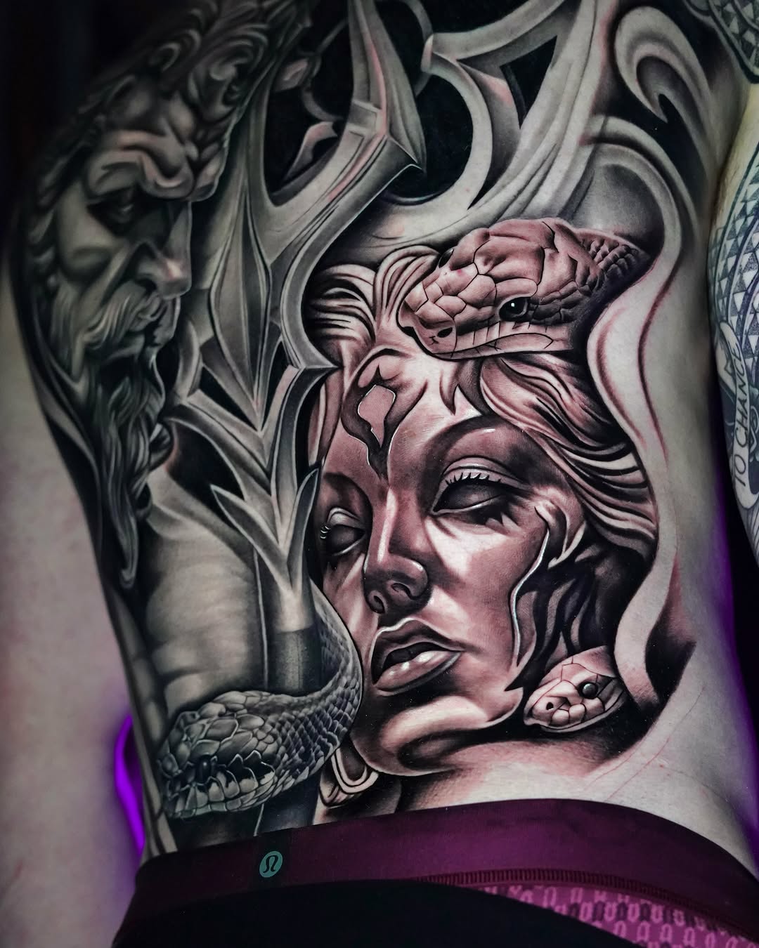 Tattoo by @alecx.inked โ realism, black_and_grey