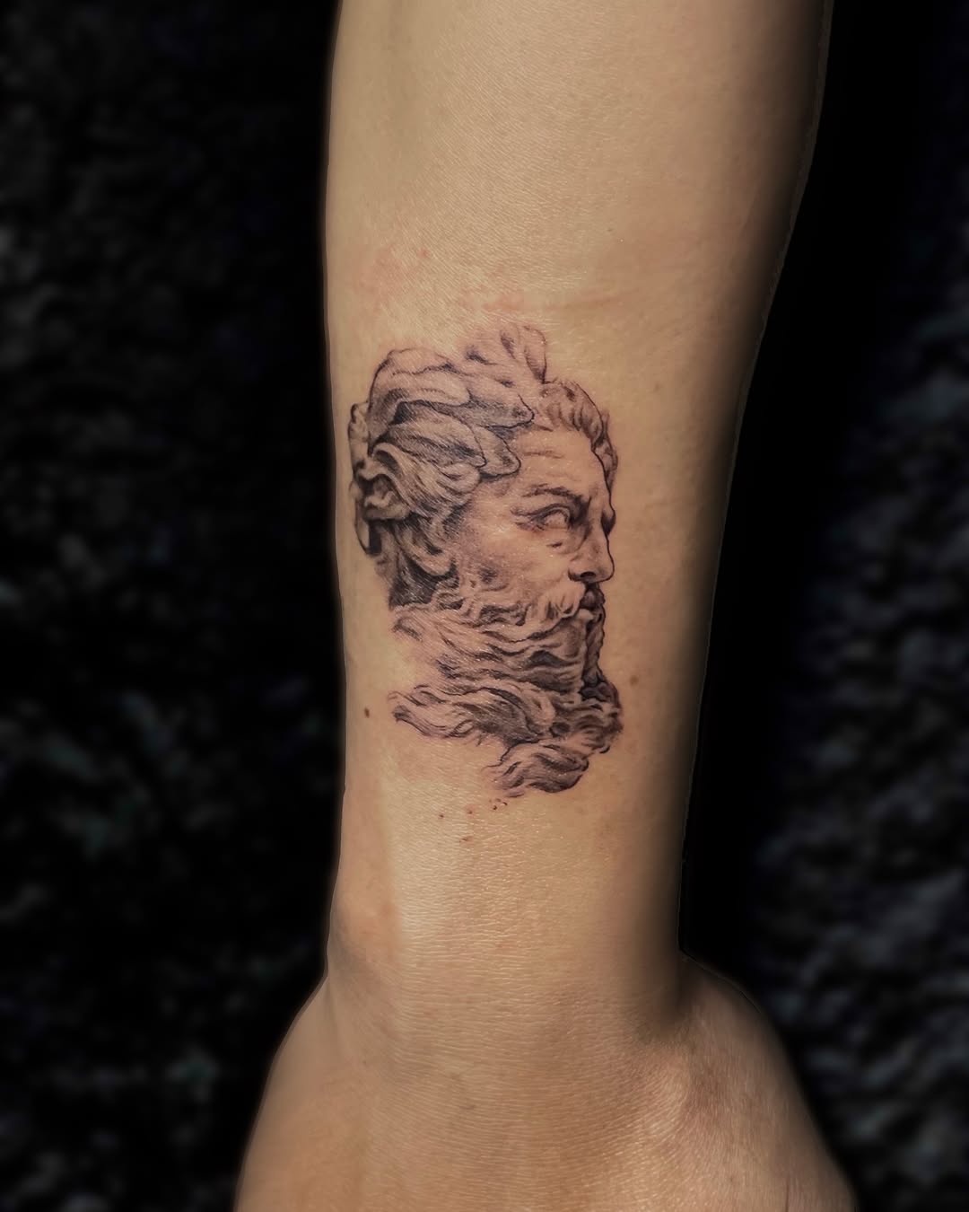 Tattoo by @justf.clara — realism, black_and_grey