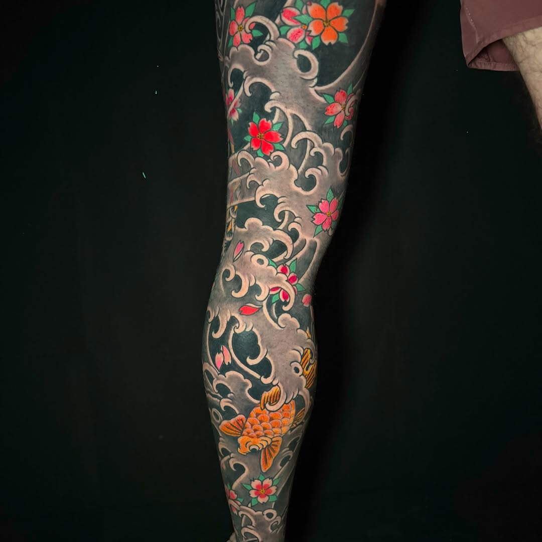 Tattoo by @leifhansentattooer — japanese_irezumi, illustrative