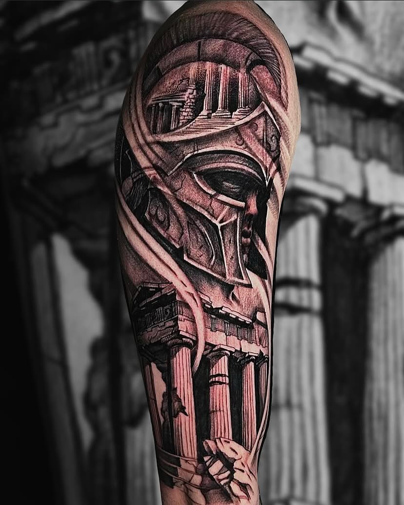 Tattoo by @dalton_king_tattoos — realism, black_and_grey