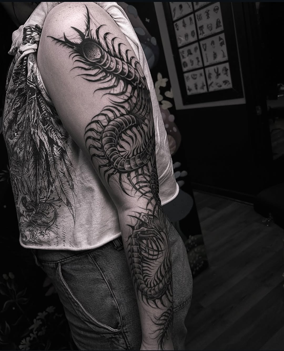 Tattoo by @tattoosbyanna_ — blackwork, illustrative
