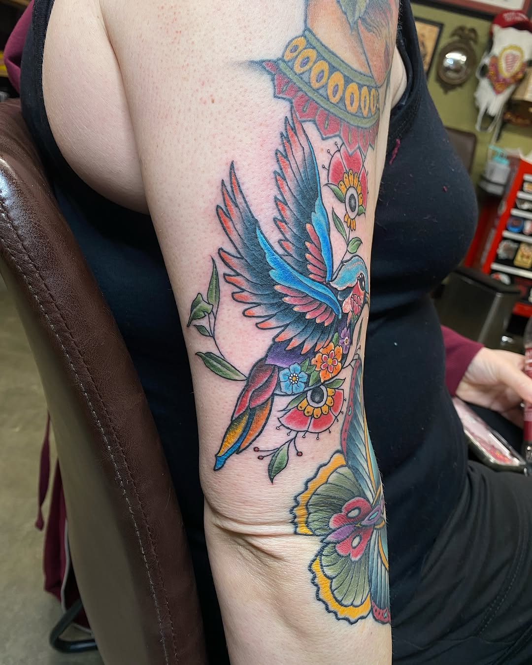 Tattoo by @omaredmisontattooer — american_traditional, neo_traditional