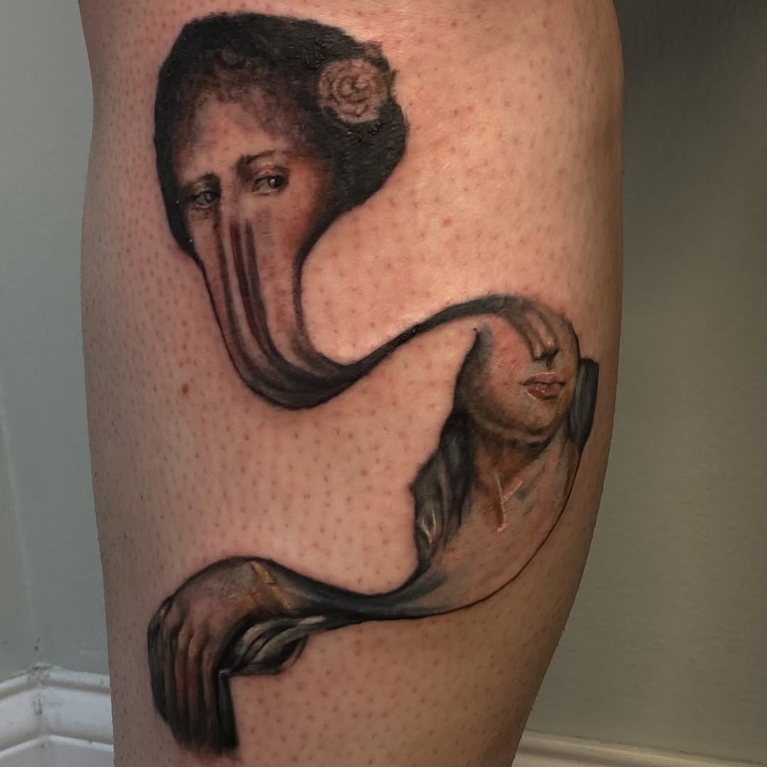Tattoo by @mourning.tattoos — realism, surrealism