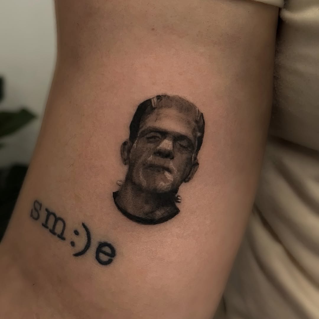 Tattoo by @mourning.tattoos — realism, black_and_grey