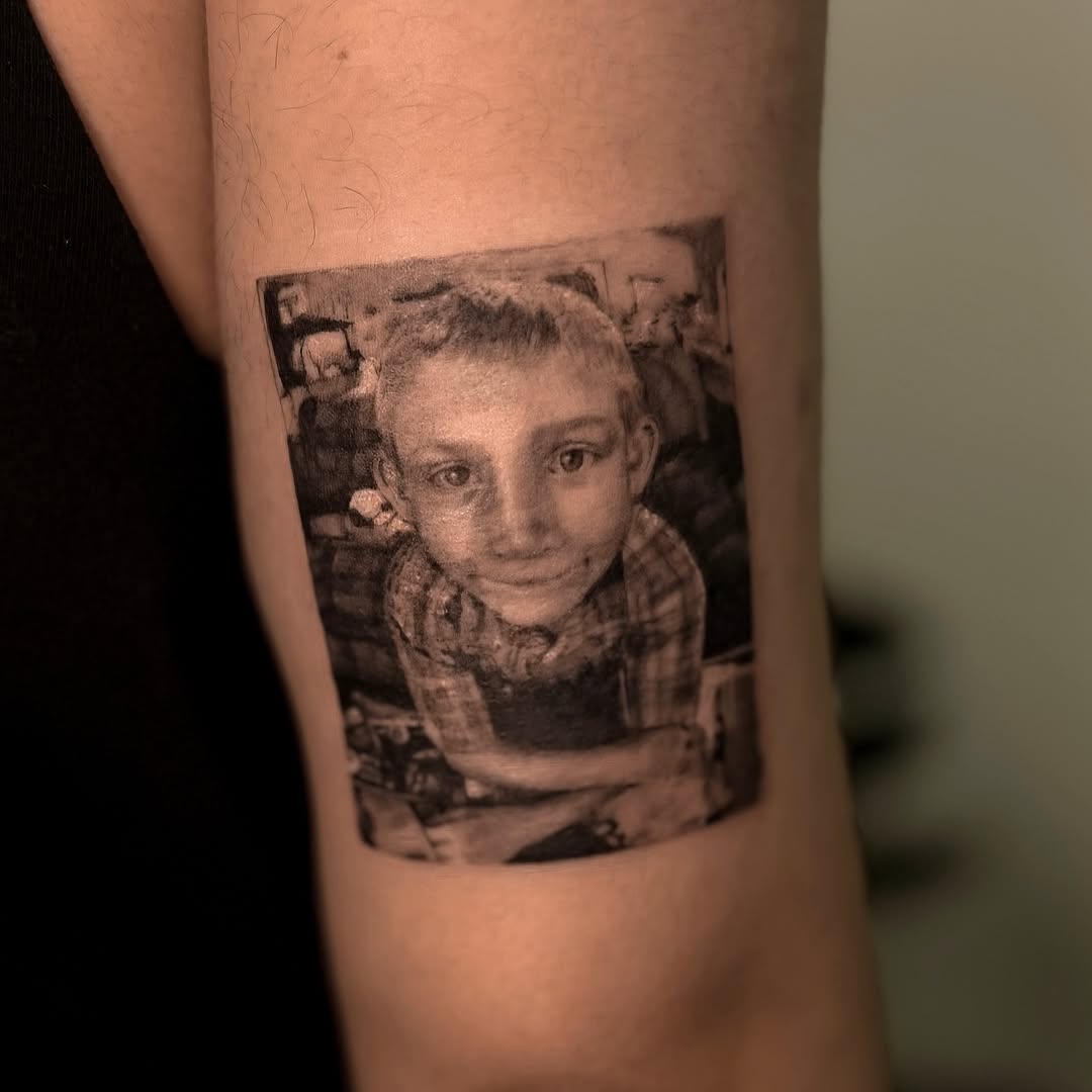 Tattoo by @mourning.tattoos — realism, black_and_grey
