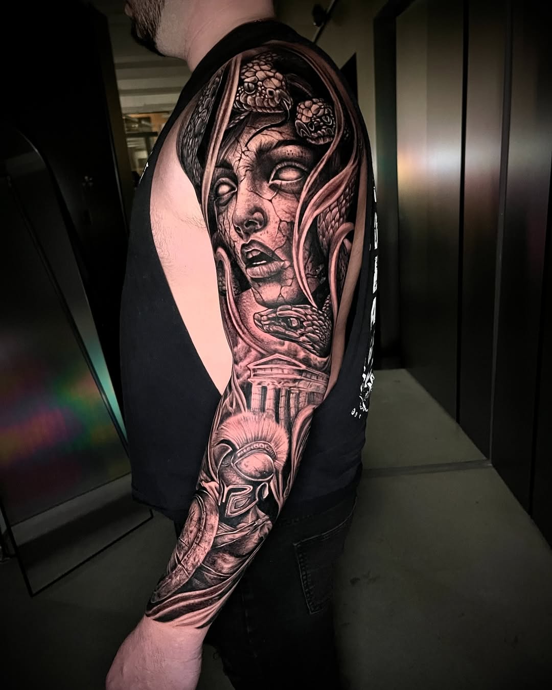 Tattoo by @rodomaciel β realism, black_and_grey