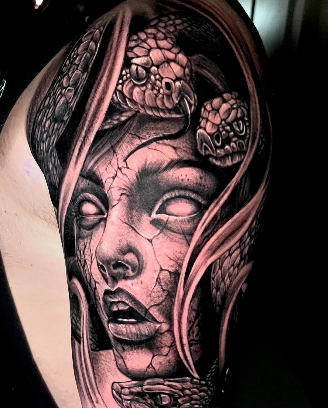 Tattoo by @rodomaciel β realism, black_and_grey