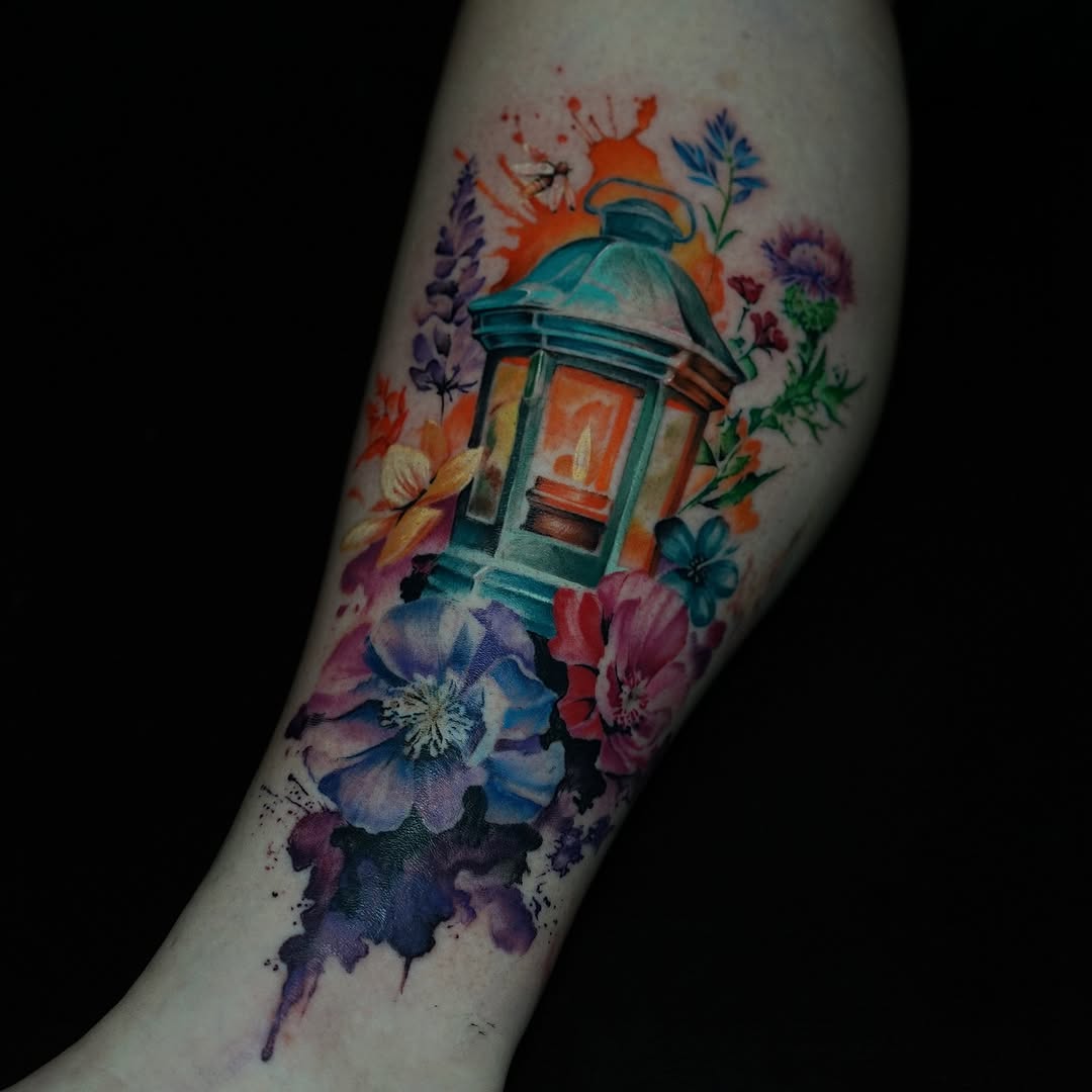 Tattoo by @dan_logan_tattoo — watercolor, realism