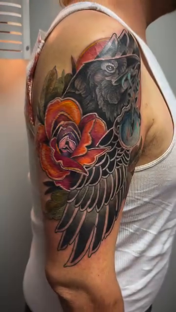 Tattoo by @madbowen.tattoos — neo_traditional, realism