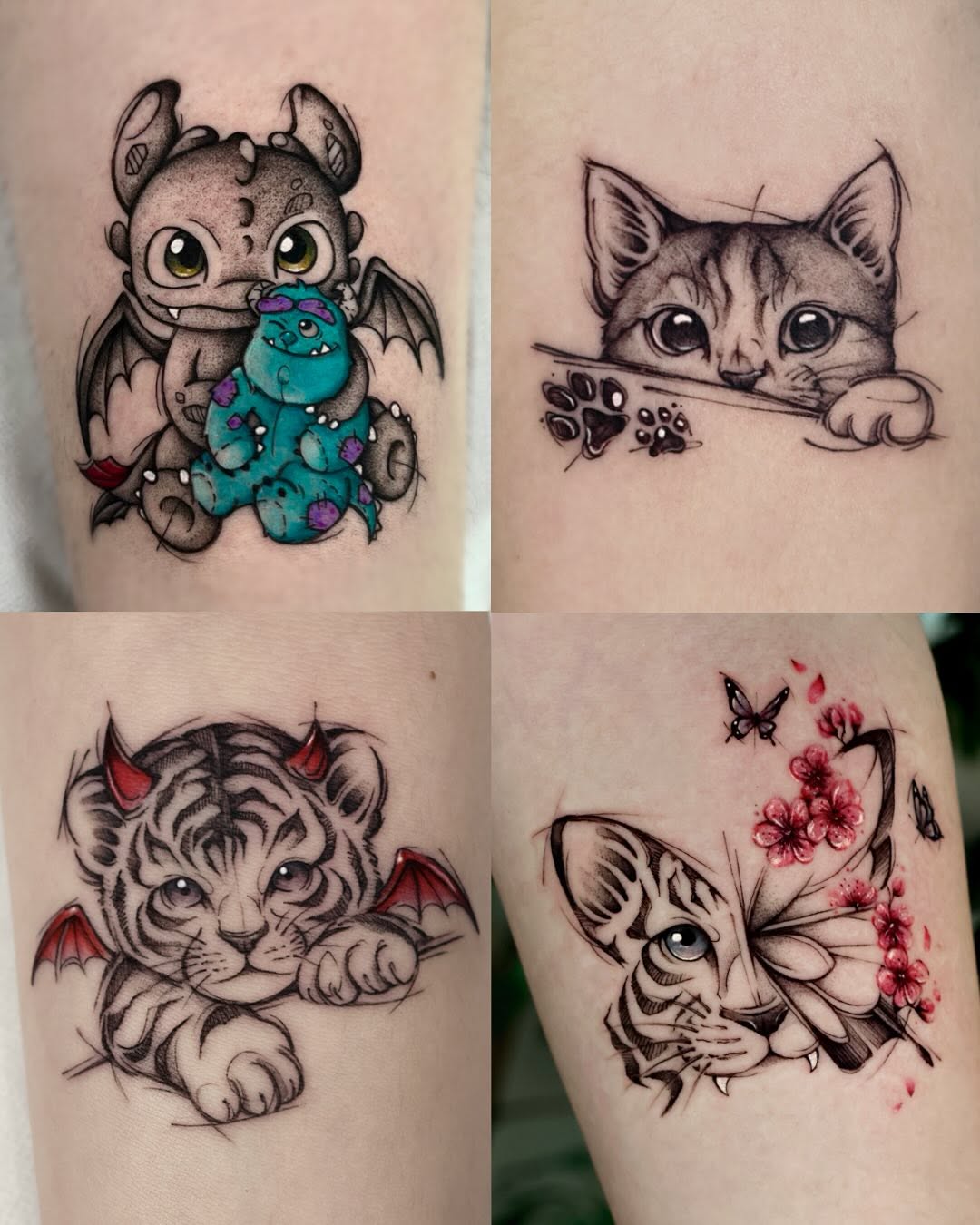 Tattoo by @neonghae β illustrative, new_school