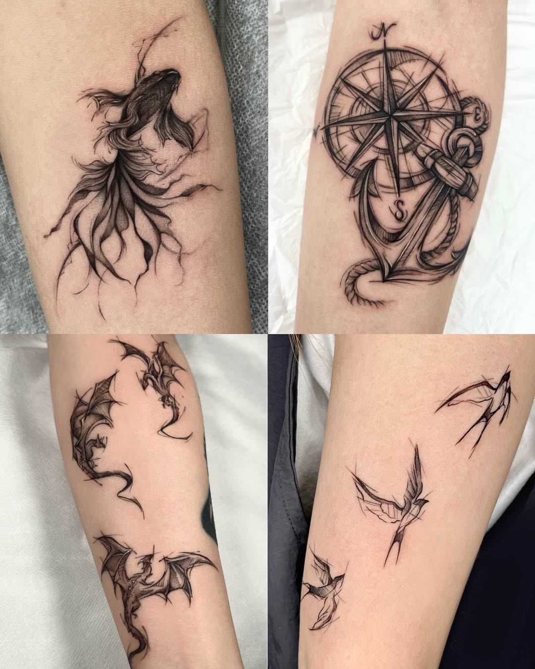 Tattoo by @neonghae β illustrative, sketch