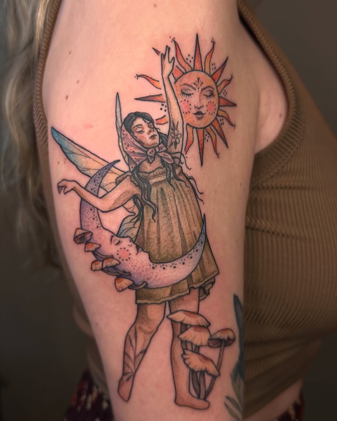 Tattoo by @nancyrose.art — illustrative, fine_line