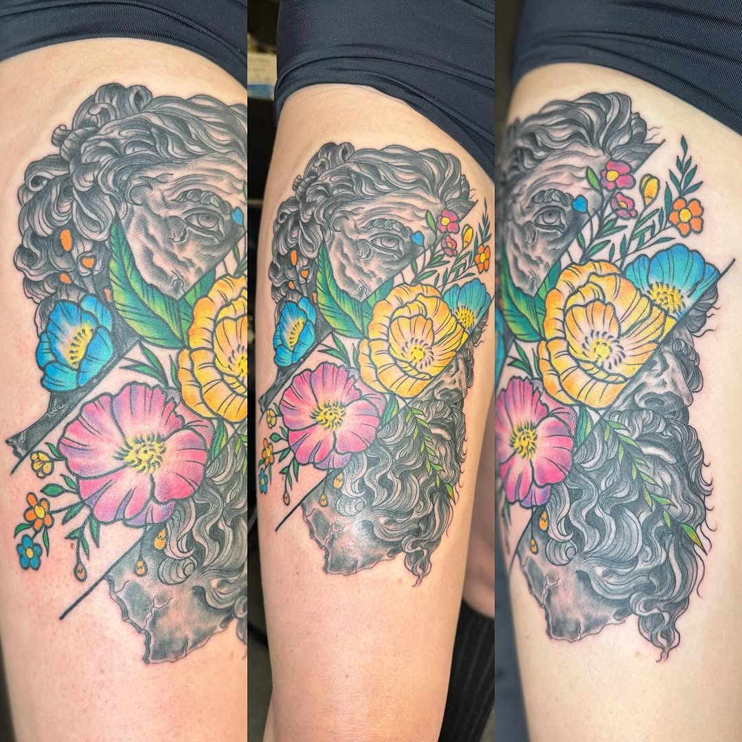 Tattoo by @flashme_ink — realism, neo_traditional