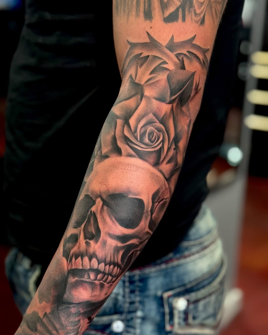 Tattoo by @chynastonecold — realism, black_and_grey