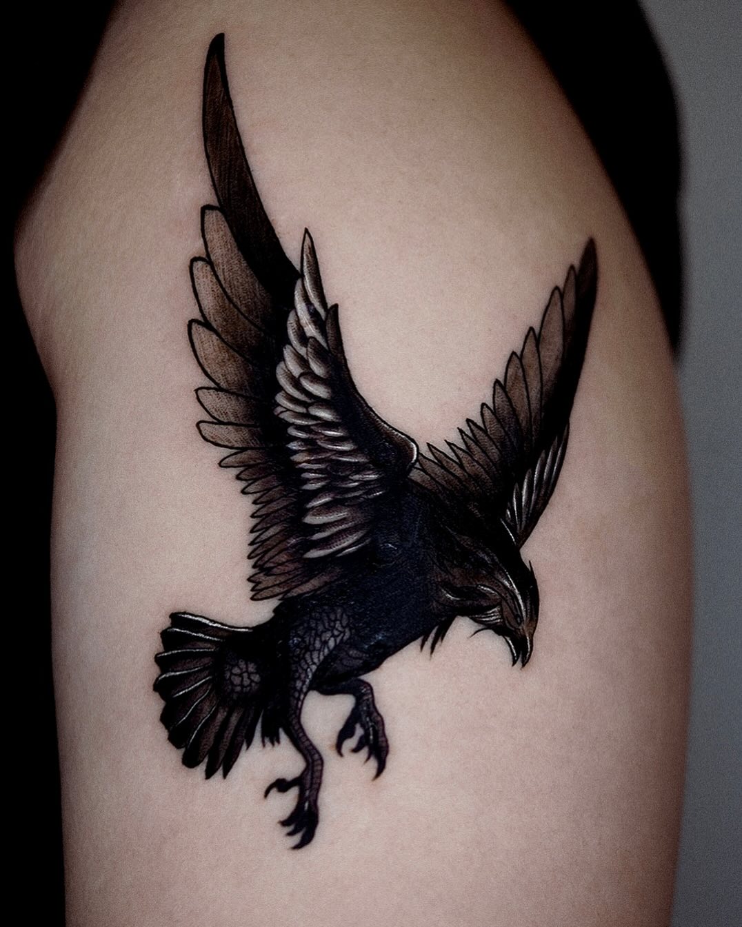 Tattoo by @swani_tattoo — black_and_grey, realism