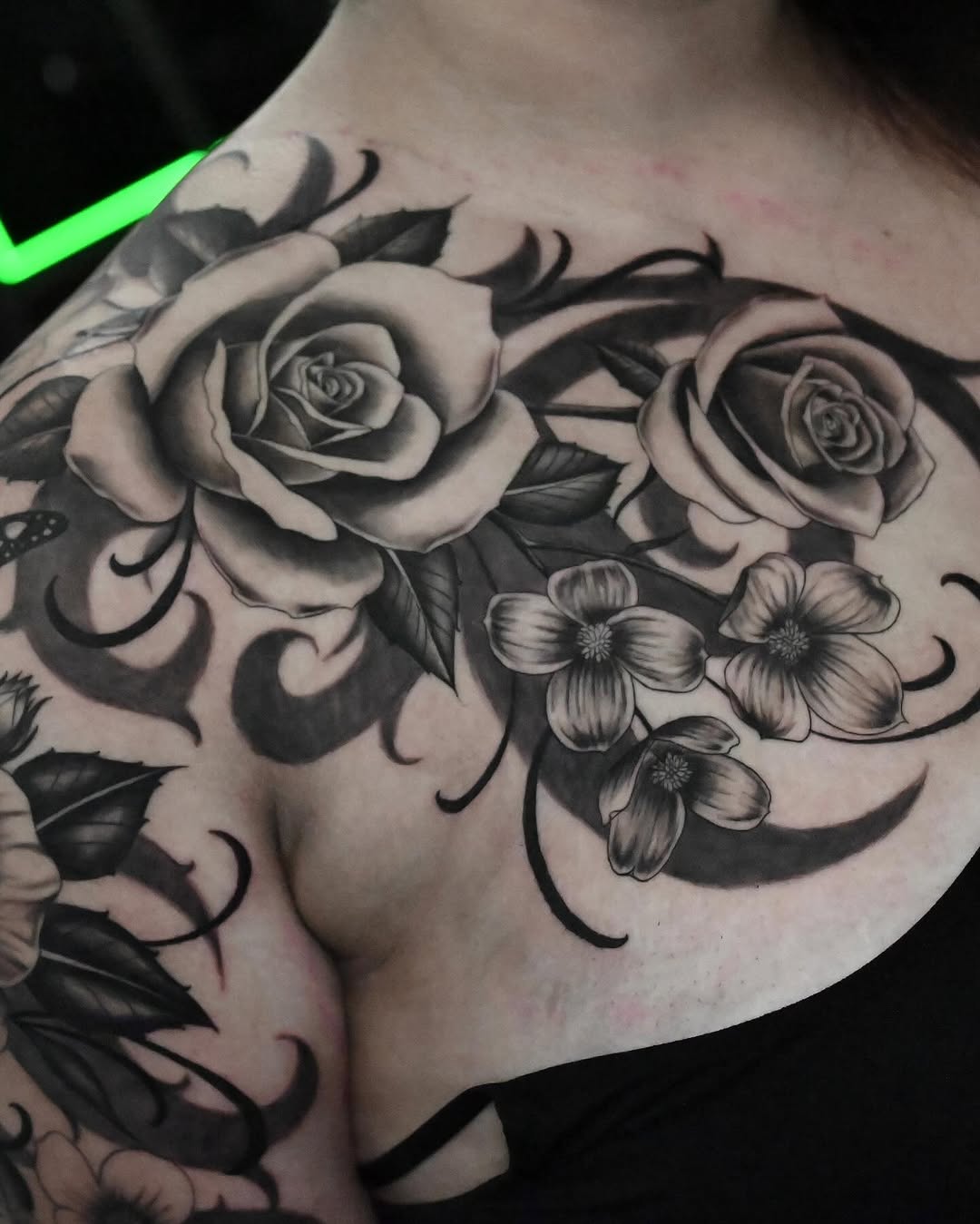 Tattoo by @stilow_ink — black_and_grey, realism