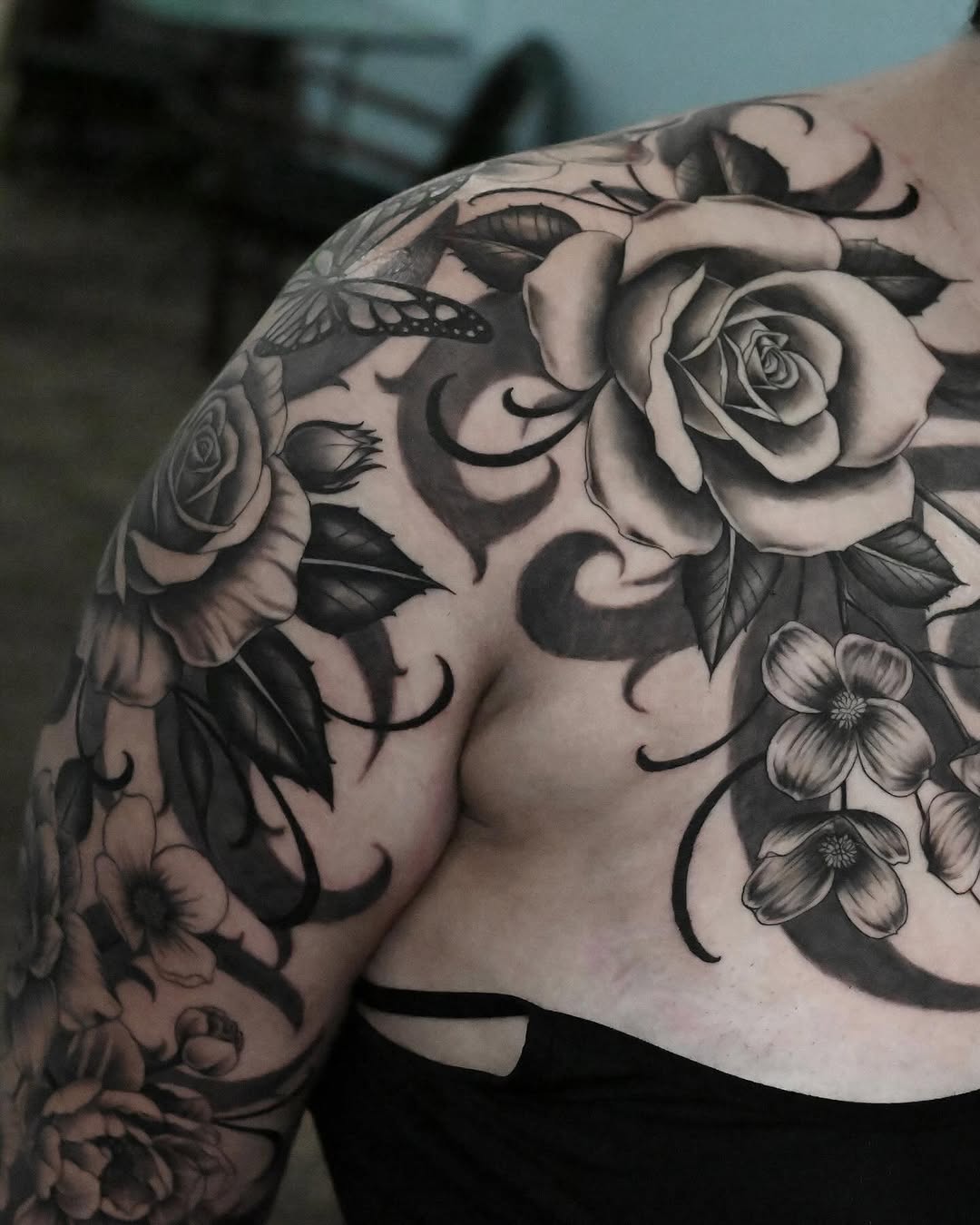 Tattoo by @stilow_ink — black_and_grey, realism