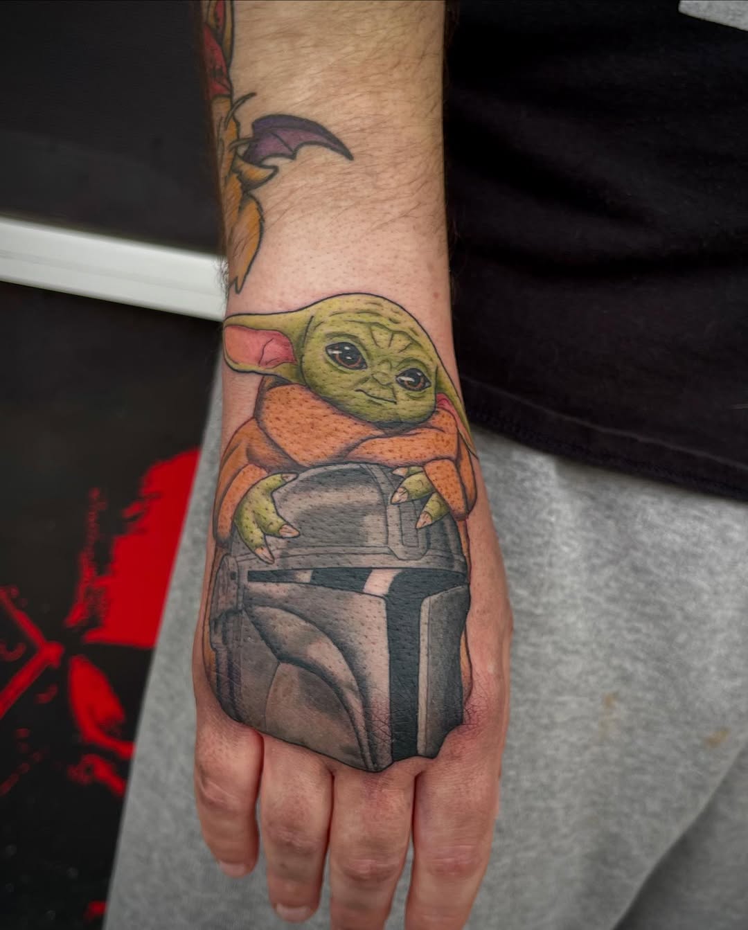 Tattoo by @alandapanda — realism, anime