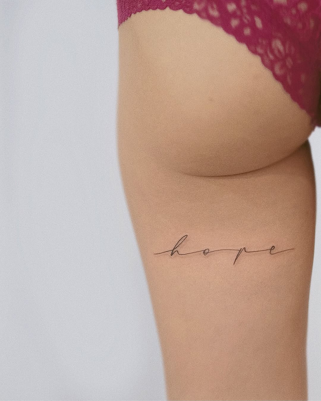 Tattoo by @13.tattooer โ lettering_script, fine_line