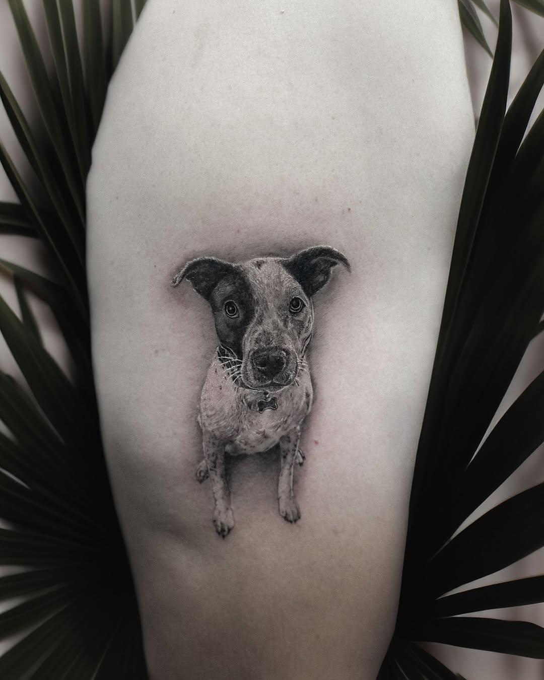 Tattoo by @dima___sova — realism, black_and_grey