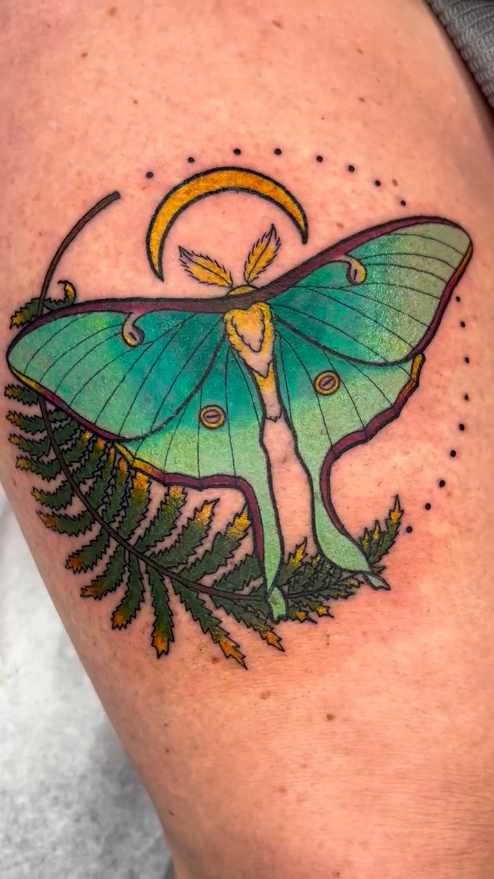 Tattoo by @stabbing_strawberries โ neo_traditional, realism
