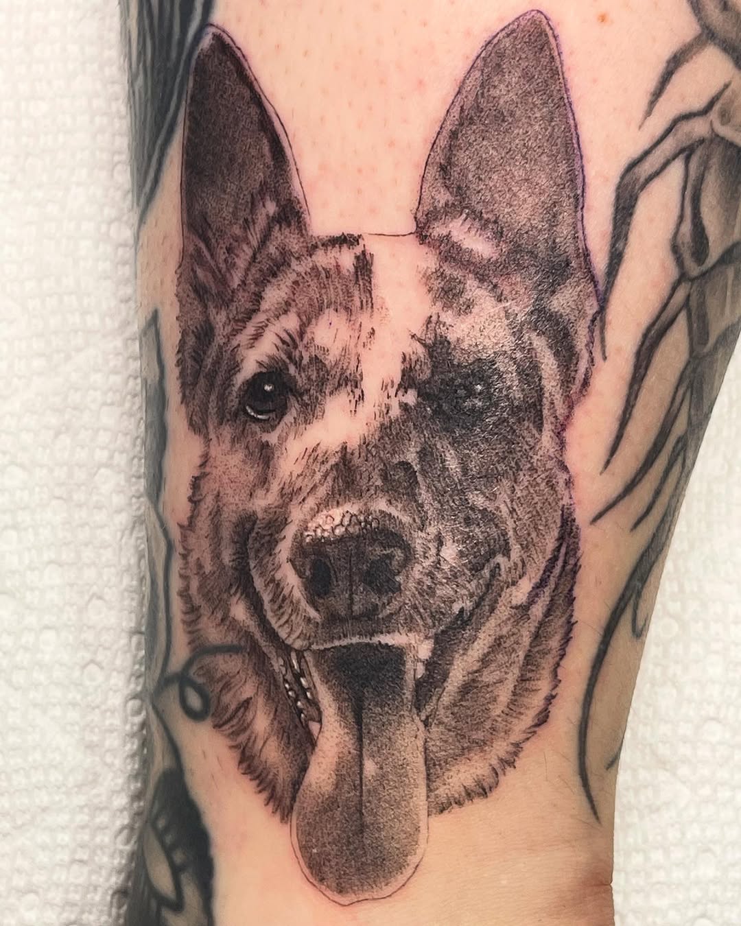 Tattoo by @softnddirty — realism, black_and_grey