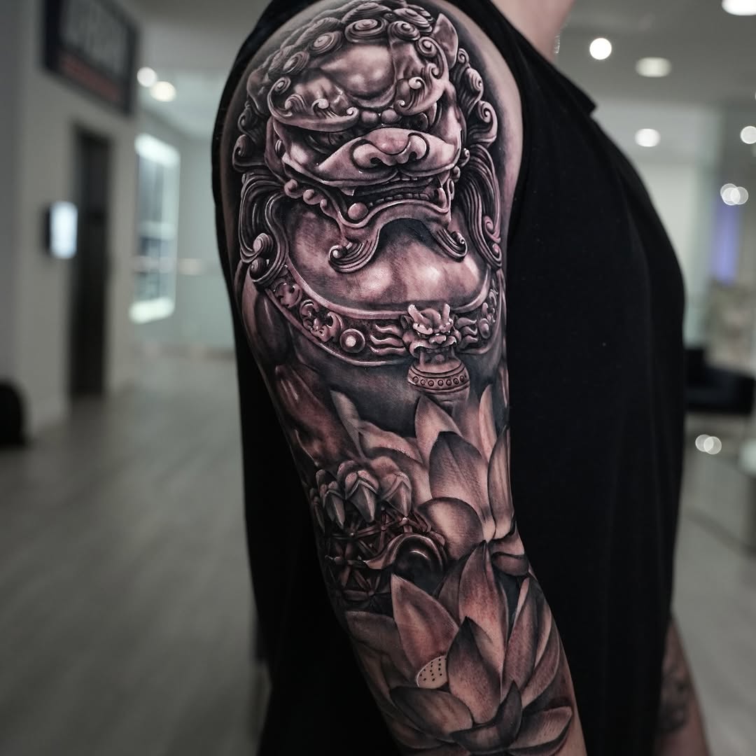 Tattoo by @tattoosbyclaude — realism, black_and_grey