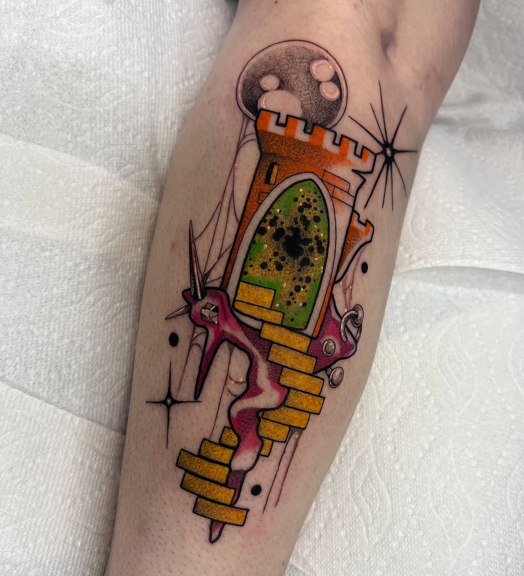 Tattoo by @peachyansley β illustrative, new_school