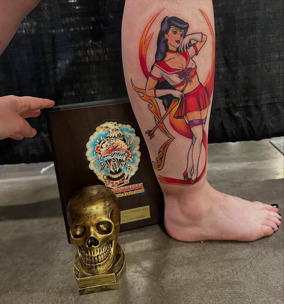 Tattoo by @anamarchant.art — american_traditional, neo_traditional
