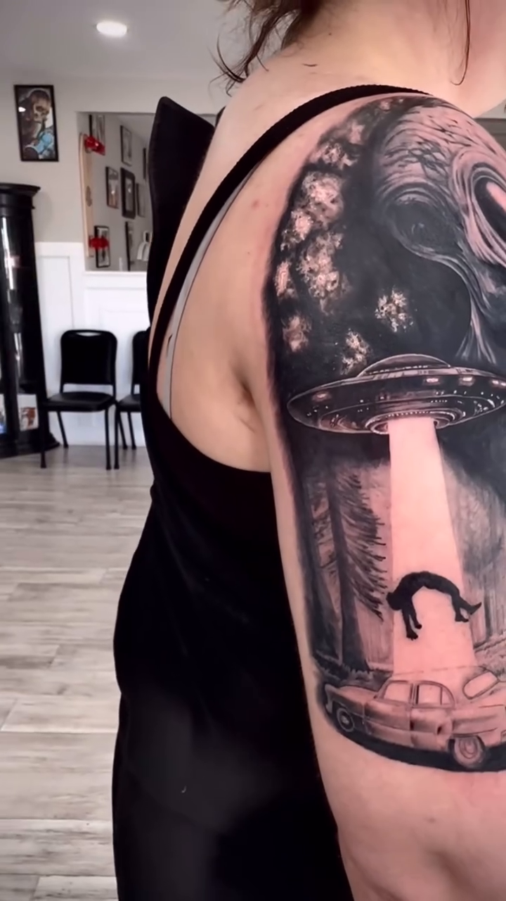 Tattoo by @stabby.dan — realism, dark_realism