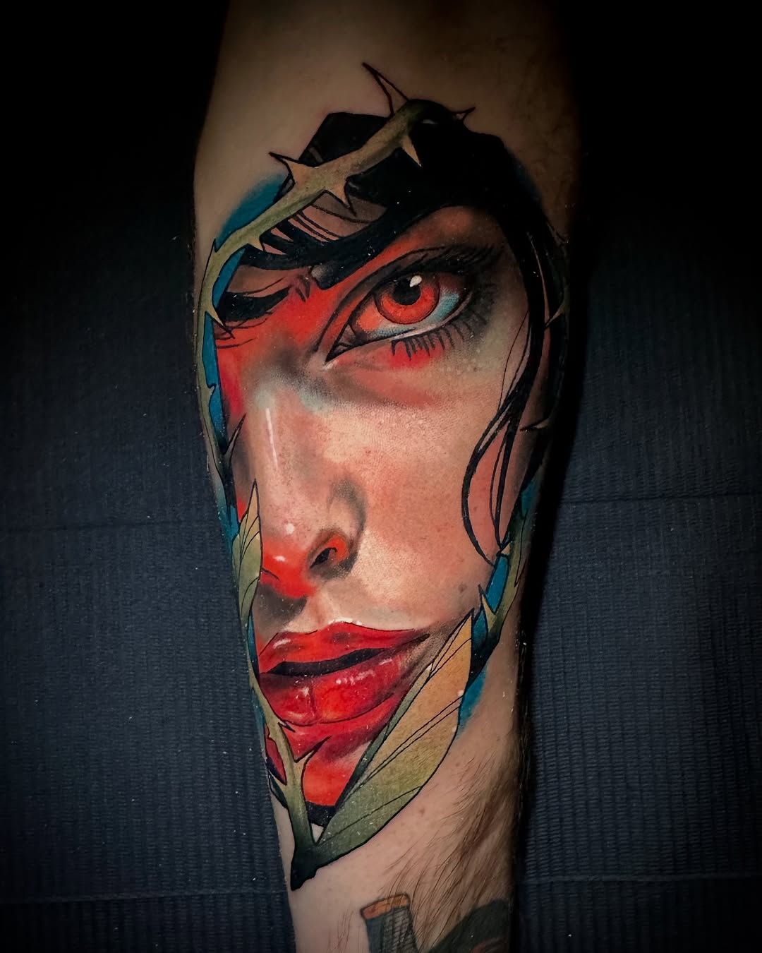 Tattoo by @mid_weston — realism, trash_polka