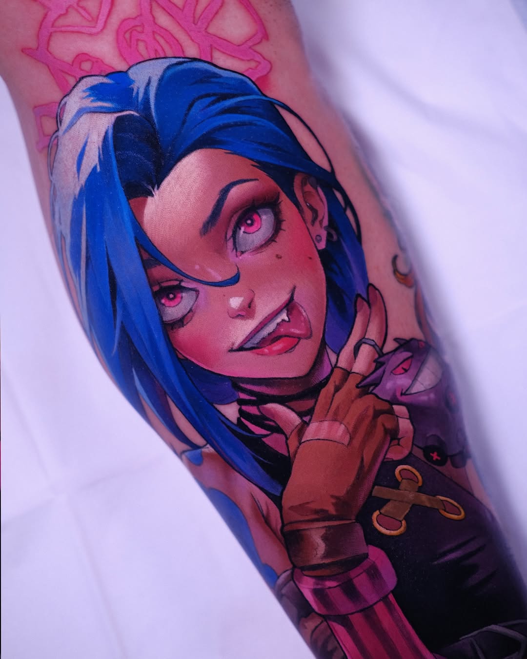Tattoo by @green.vesper — anime, realism