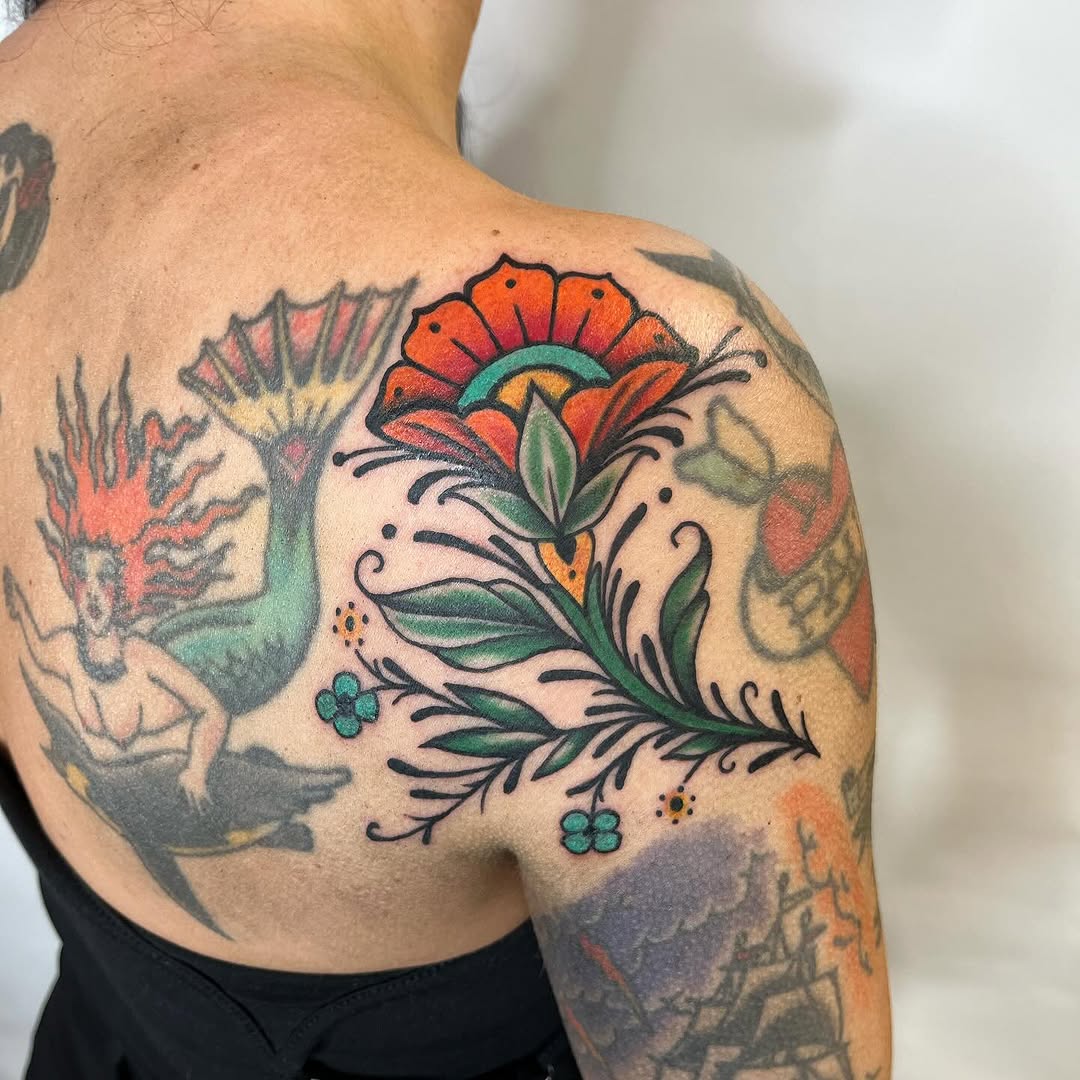 Tattoo by @dreamychristatts β american_traditional, illustrative