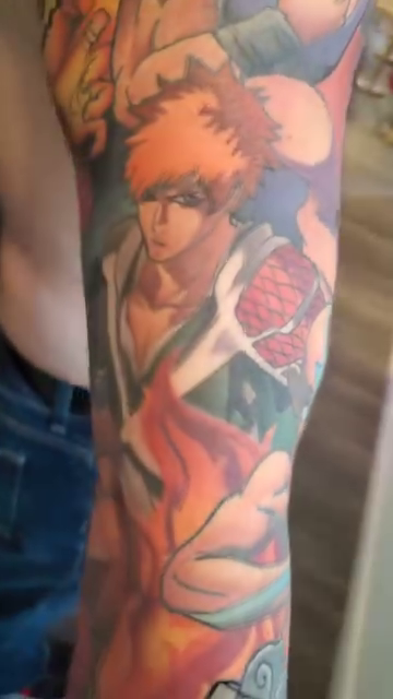 Tattoo by @gwai_lo_joe — anime