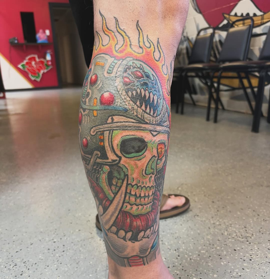 Tattoo by @dustintouchton — new_school, dark_realism