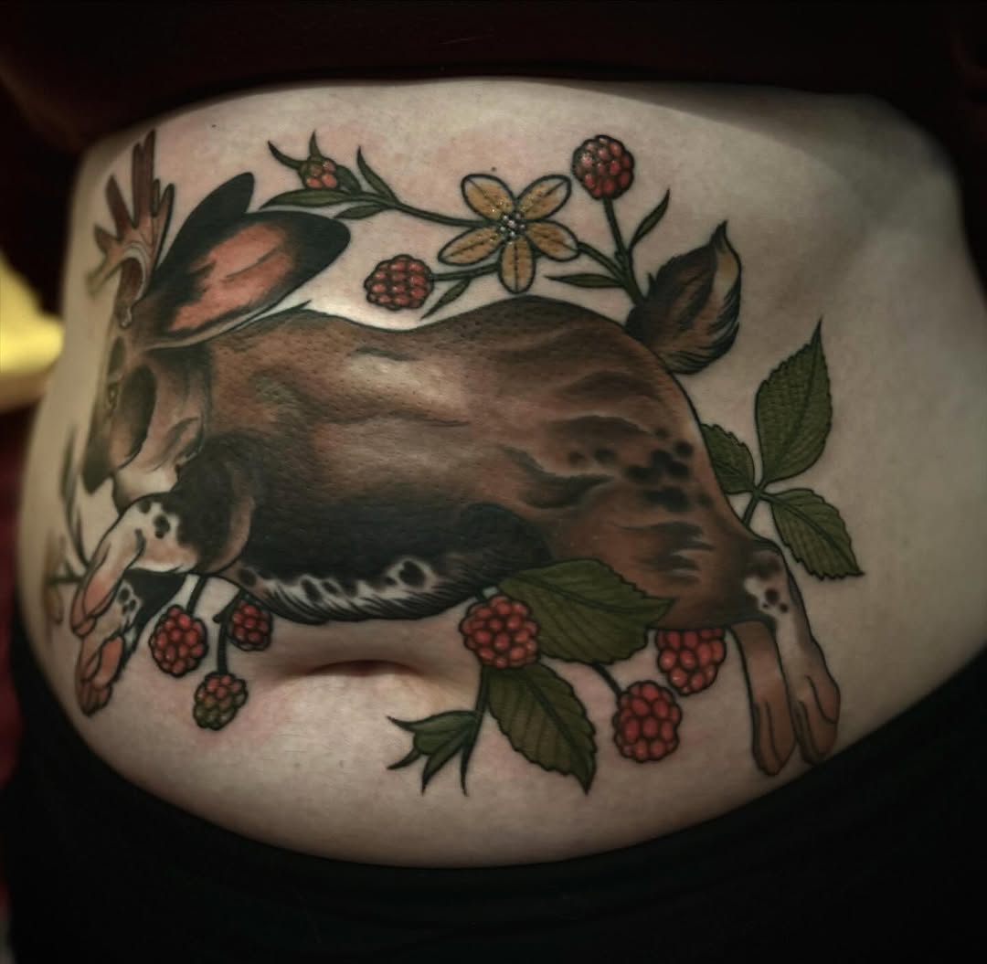 Tattoo by @luna_blue_tattoo — realism, neo_traditional