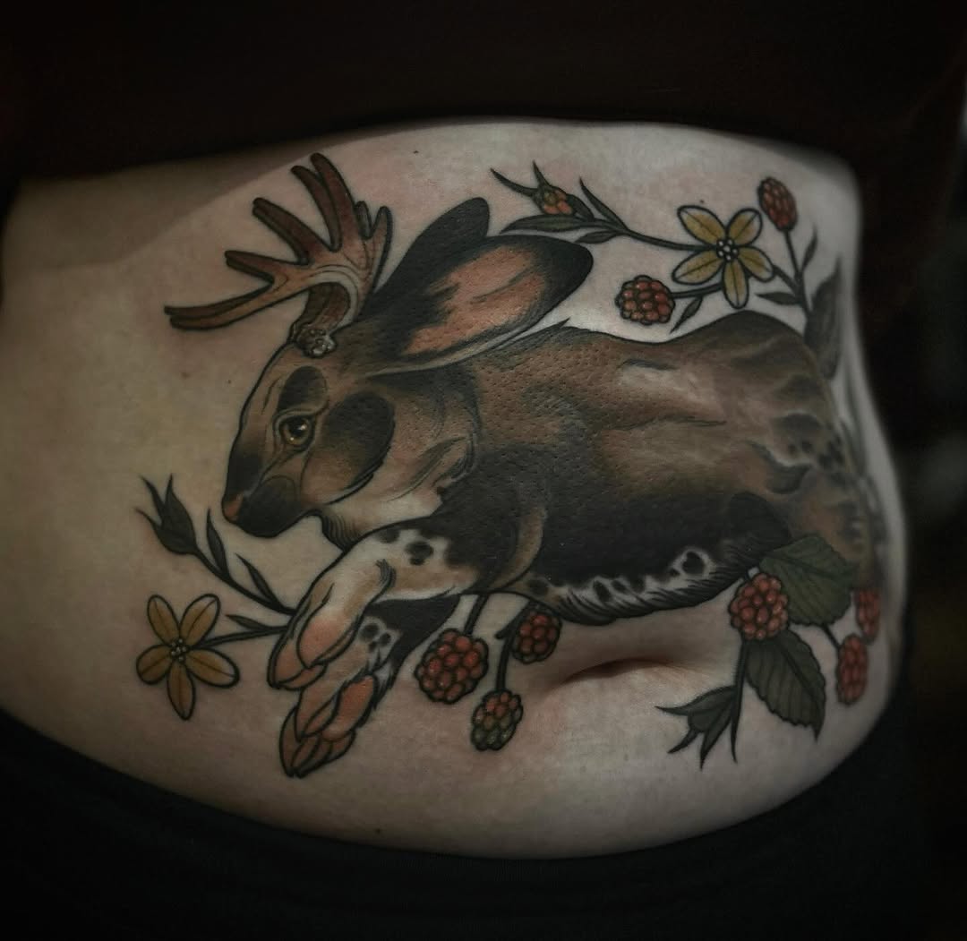 Tattoo by @luna_blue_tattoo — realism, neo_traditional