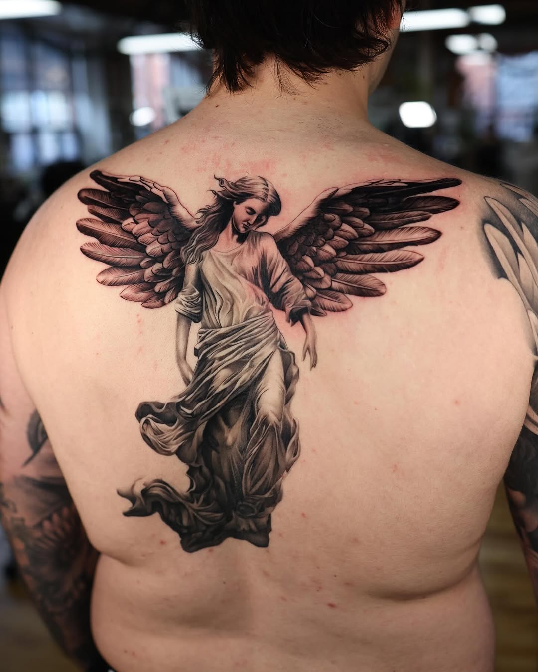 Tattoo by @tan_hope_mm — realism, black_and_grey