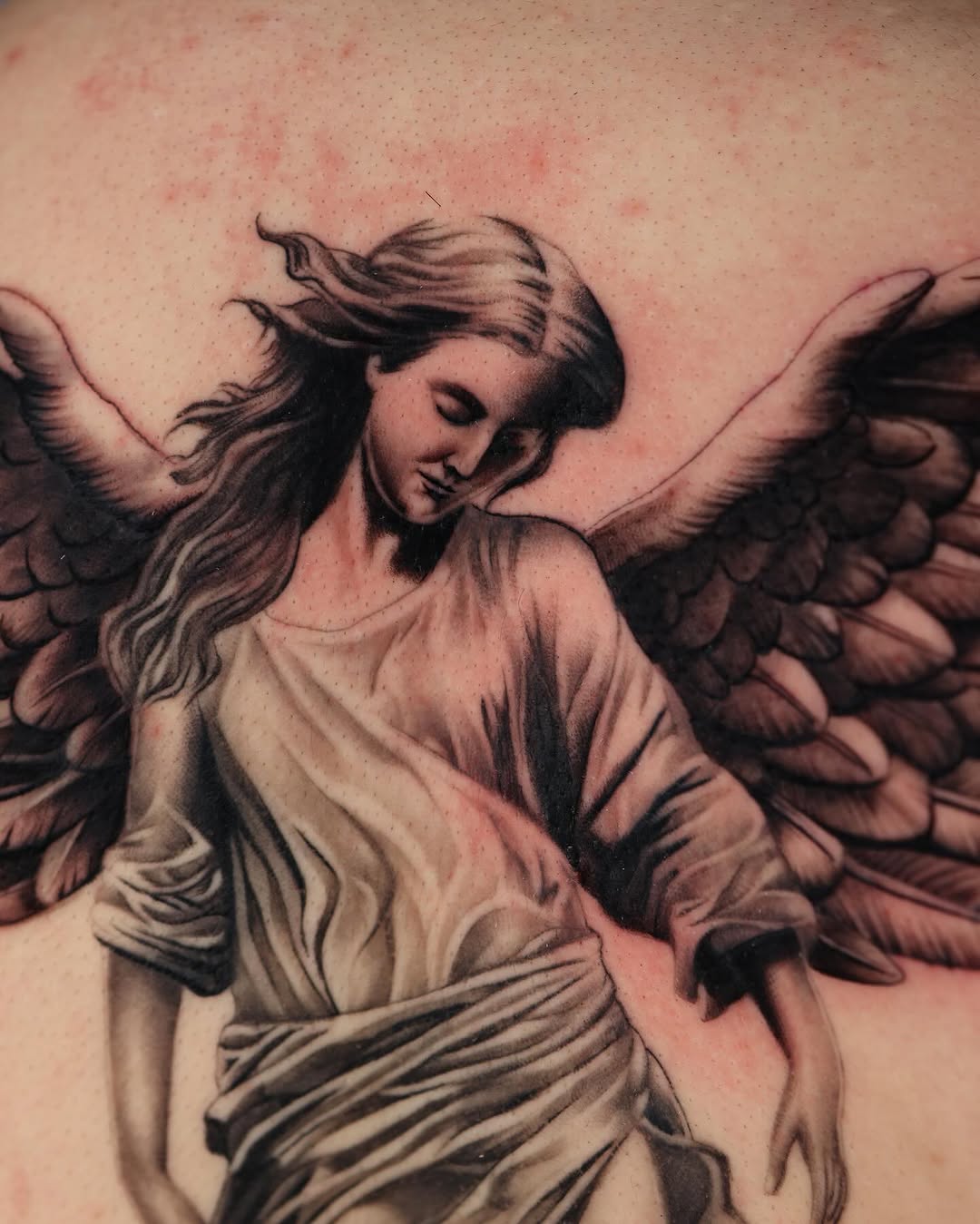 Tattoo by @tan_hope_mm — realism, black_and_grey