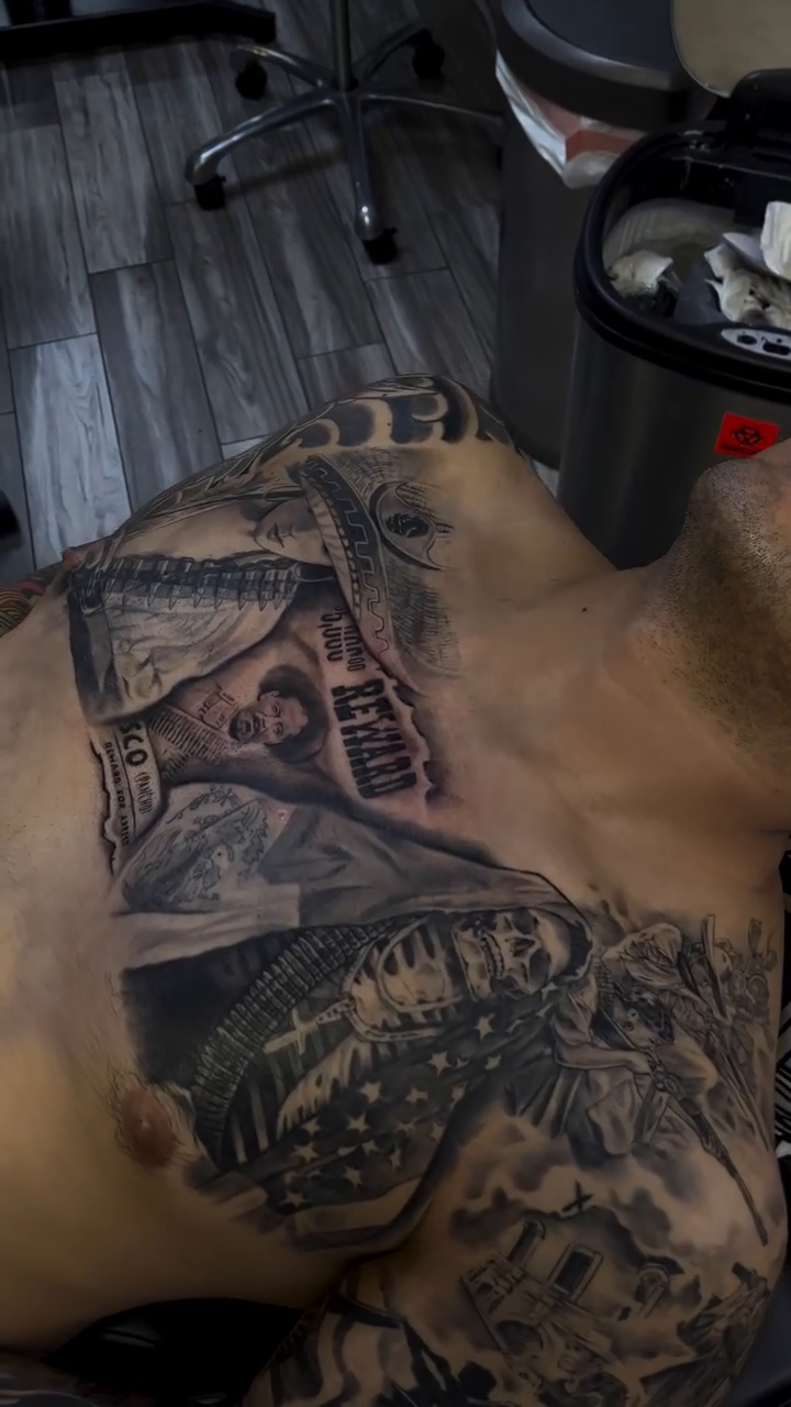 Tattoo by @rico_tattoos.3 โ black_and_grey, realism