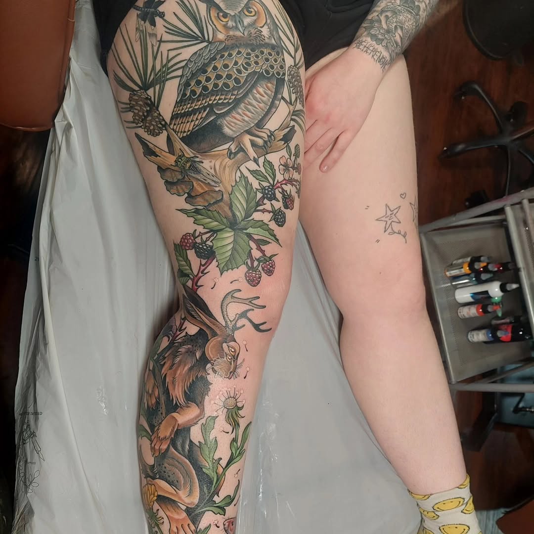 Tattoo by @daniwilsonart โ realism, illustrative