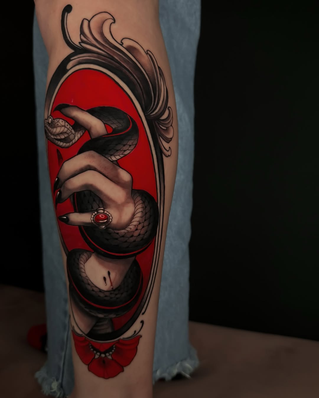 Tattoo by @cvaldestattoos — dark_realism